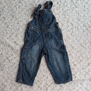 Wrangler Overalls 18M Boys Girls Denim Cotton Bibs